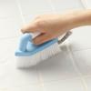 Aisen BKA02 Cleaning Brush, Blue/White, Approx. Height 2.2 x Width 7.9 x Height 3.5 inches (5.5 x 20 x 9 cm), Bathkeep, Industrial, Bath, Tile and Joint Brush, Small Brush Included view 3