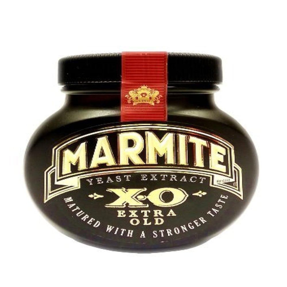 Limited Edition Marmite XO Extra Old Matured longer for a stronger taste 250g jar in Gift box