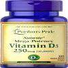 Puritan's Pride Vitamin D3, 100 Count view 1
