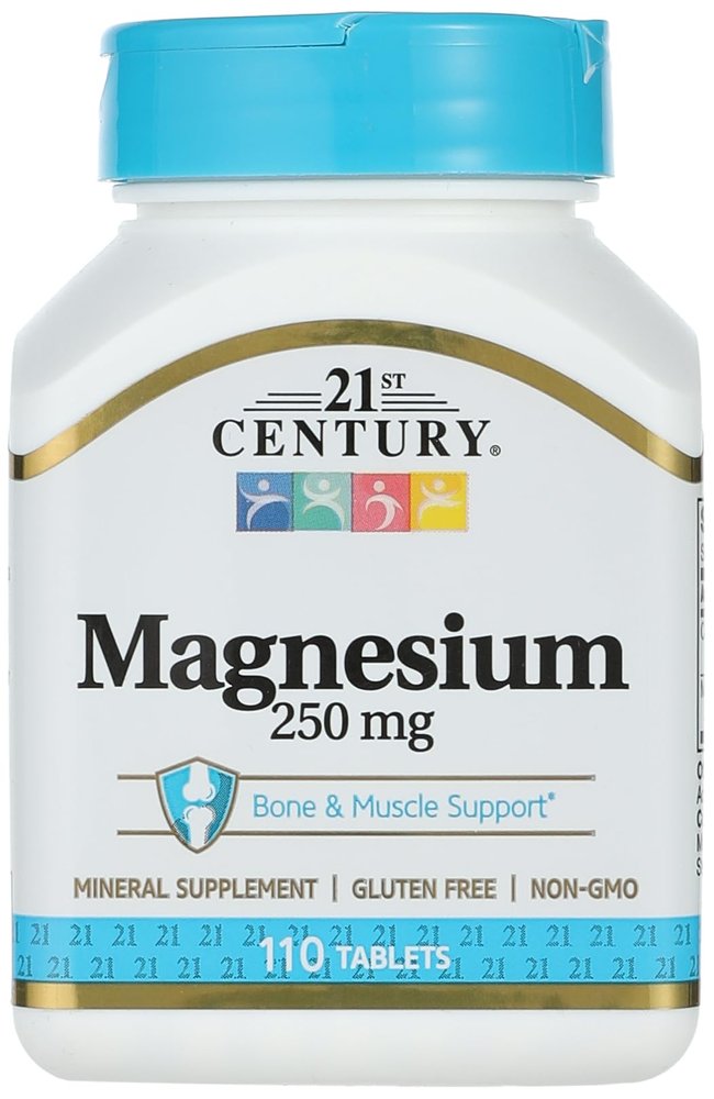 21st Century Magnesium, 250 mg, 110 Tablets