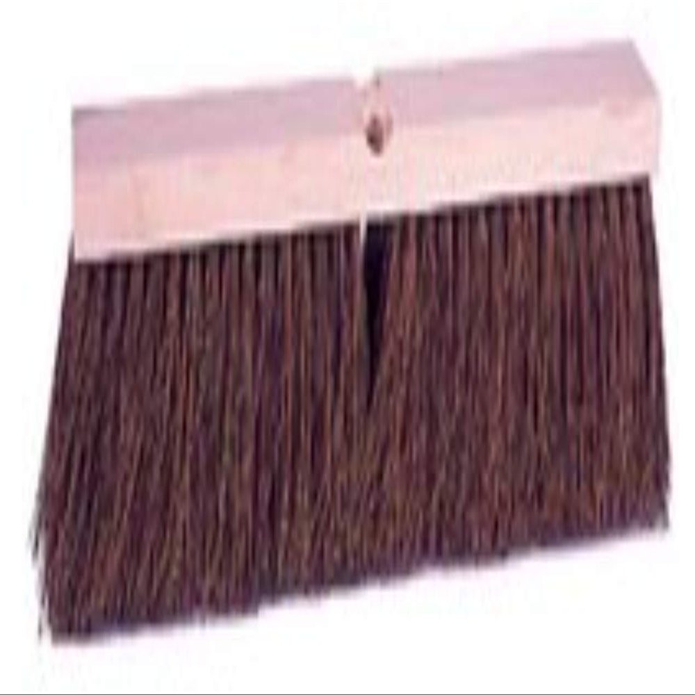Weiler 44865 18" Vortec Pro Palmyra Garage Sweep Kit; Includes 12 Heads + 12 Handles, 60" Metal Tip