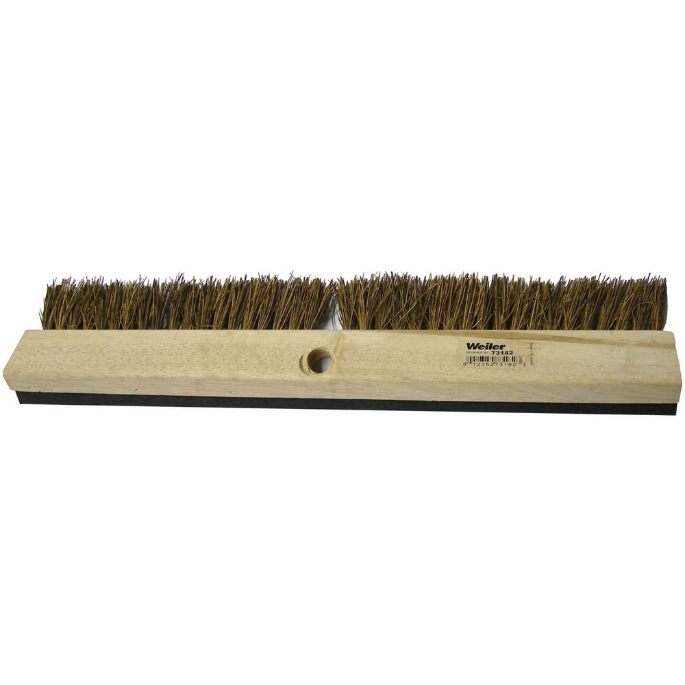 Weiler 44885 18" Driveway Coater with Squeegee, Palmyra Fill, Includes 12 Heads + 12 Handles and 48" Wood Threaded Tip
