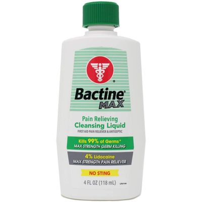 Bactine Max 4 oz Pain Relieving Liquid Pack of 5