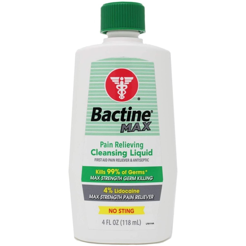 Bactine Max 4 oz Pain Relieving Liquid Pack of 5