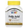 21st Century 800 mcg Folic Acid Tablets, Assorted, 180 Count view 1