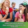 Lets Do Organic Ice Cream Cones - Sugar Cones for Ice Cream, Mini Ice Cream Cones, Ice Cream Cups, Crispy Cones, Mini Cake Cones - 1.2 Oz (Pack of 1) view 4