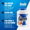 Body Nutrition Trutein High Protein Powder: 45% Whey, 45% Casein, 10% Egg White, Gluten-Free, Low Sodium, Grass Fed Whey Protein Powder, Gym Supplement & Breakfast Shake, Salted Caramel, 4lb view 3