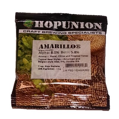 Hopunion US Hop Pellets for Home Brew Beer Making (US Amarillo)