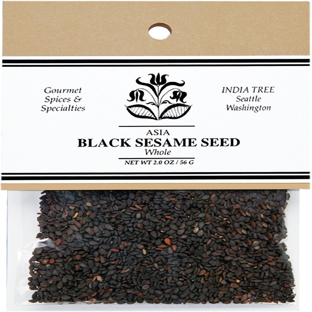India Tree Sesame Seed Black, 2.0-Ounce (Pack of 4)