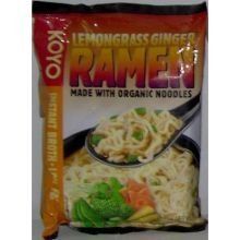 2 Savers Package:Koyo Foods Lemongrass Ginger Dry Ramen (12x2.1 Oz)