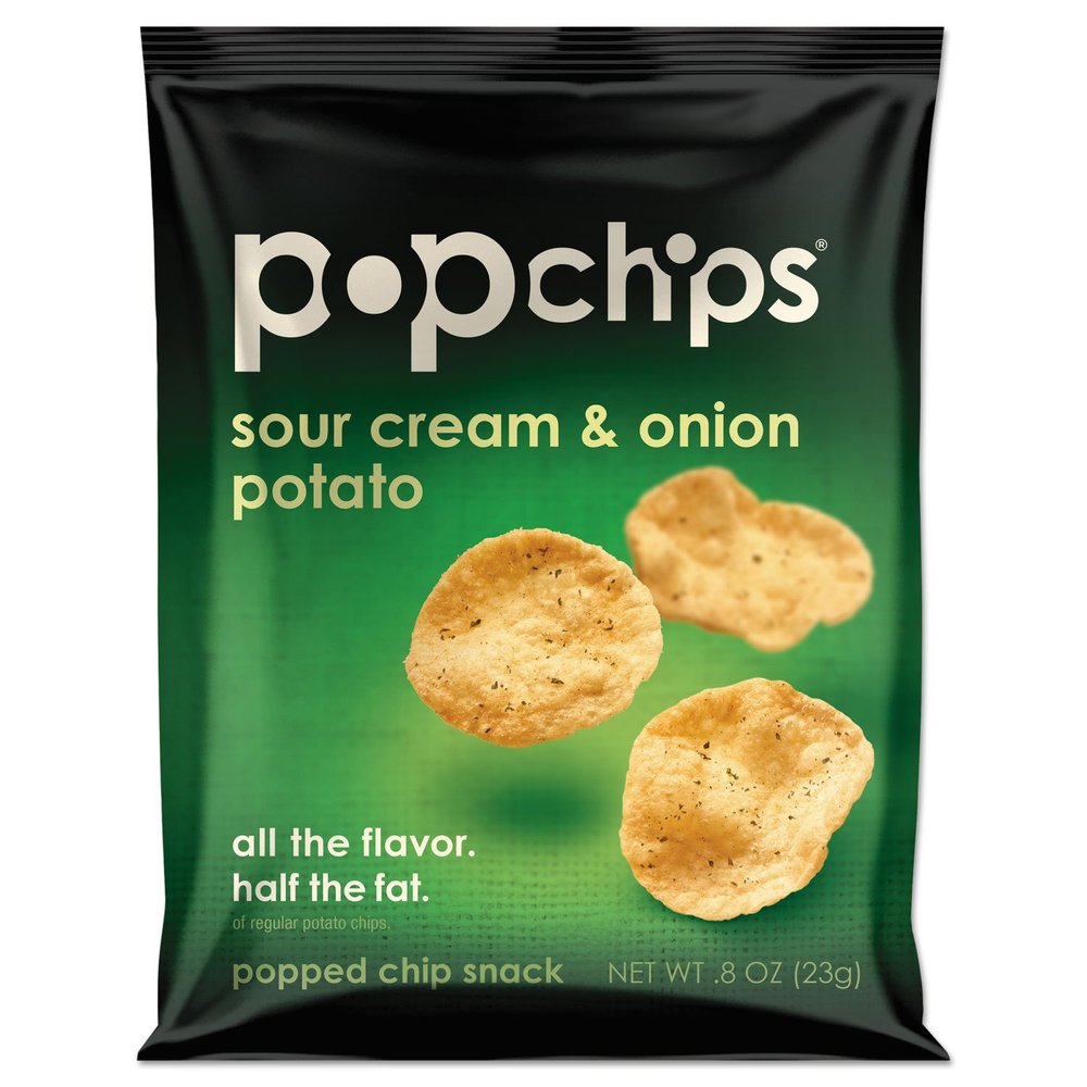 Popchips - Potato Sour Cream and Onion, 0.8 Ounce -- 24 per case.