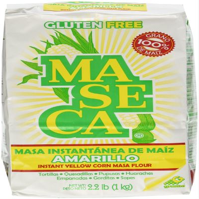 Maseca Instant Yellow Corn Masa Flour 2.2lb | Masa Instantanea de Maiz Amarillo 1kg