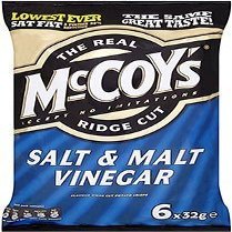 McCoys Salt and Vinegar 6 Pack 210g