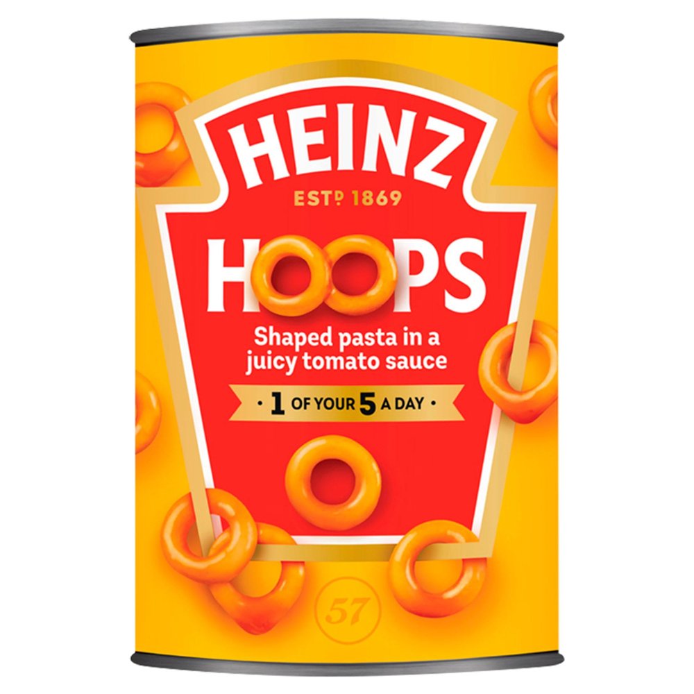 Heinz Spaghetti Hoops in Tomato Sauce Large Size 400g