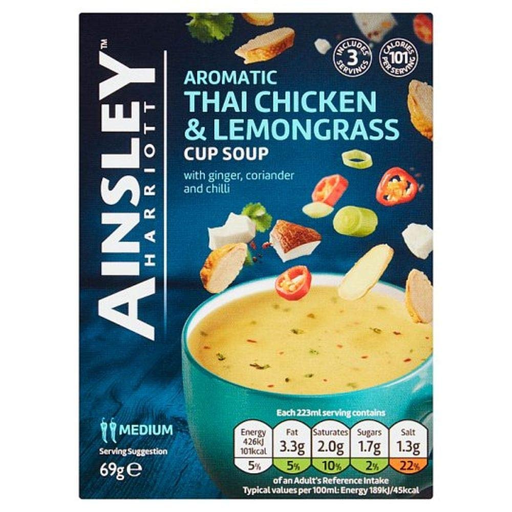 Ainsley Harriott Thai Chicken Lemon Grass Soup 92g