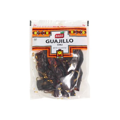 Badia Chili Pods Guajillo, 3 oz  Mild and Smoky Dried Guajillo Peppers for Authentic Mexican Cooking and Sauces