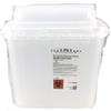 BD 5.4 Quart Translucent White Horizontal Entry Sharps Container view 1