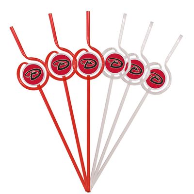MLB Arizona Diamondbacks Six Pack Team Sip Sport Straws