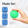 Homecraft Gel Ball Hand Exerciser, Green, Medium Softness, Compact Hand Strengthening Aid, Resistance Training, Conditioning, Strenghtening, & Rehabilitating, Easy Squeeze, Medium Resistance view 2