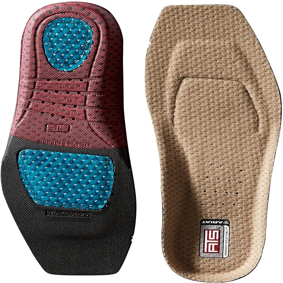 ARIAT Men's ATS Wide Square Toe Footbeds, Multicolored, 11 W