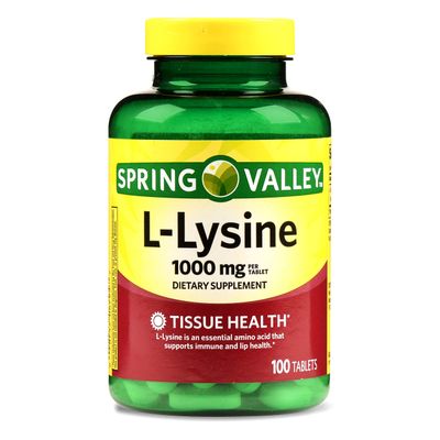 Spring Valley - L-Lysine 1000 mg, 100 Tablets