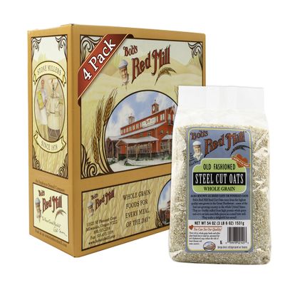 Bob's Red Mill Oats Steel Cut, 54 Ounce (Pack of 4)