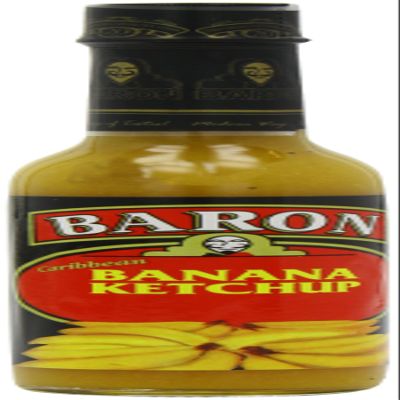 Baron Banana Ketchup 155 g (Pack of 6)