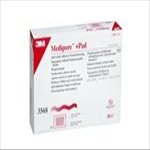 3M Medipore Plus Pad Soft Cloth Adhesive Wound Dressing - 6" x 6" - Box