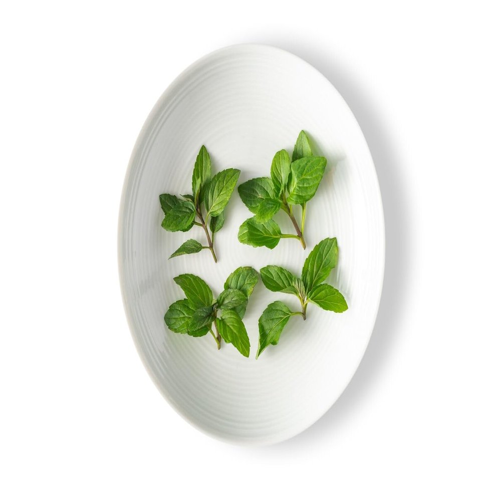 Fresh Herb Tops - Peppermint - 4 Count of 3 oz Each, 12 oz Total, Deep Green Leaves with Purple Stems, Strong and Refreshing Peppermint Flavor, Perfect for Desserts and Meats
