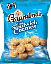 Grandma's Mini Sandwich Cremes Vanilla 2.12 Oz. (Pack of 60)