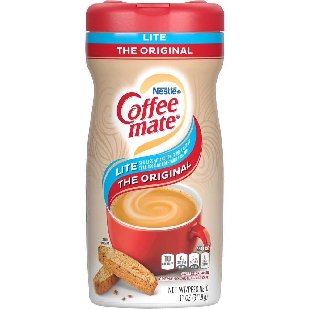 Nestle Coffee mate Creamer 11oz Powder Creamer, Lite Original (74185)