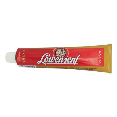Dsseldorfer Lwensenf - Extra Scharf - (200 Ml/8.4 Oz Tube) - Very Hot Mustard Thats Original for Sure