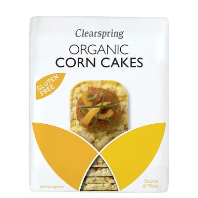 CLEARSPRING Organic Gluten Free Puffed Corn Cake, 130 GR