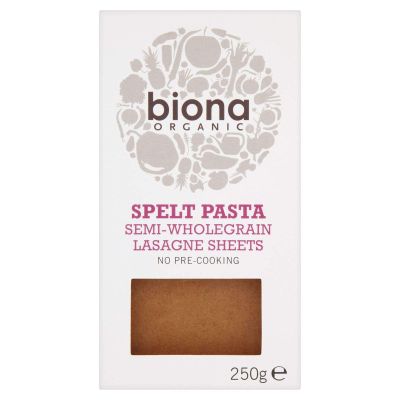 Biona Spelt Lasagne Organic 250g-2 Pack