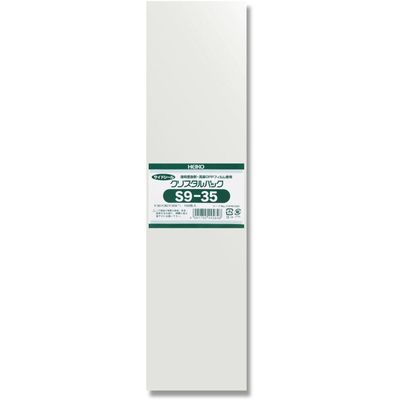 Shimojima S9-35 006761400 Transparent OPP Bags, Crystal Pack, 3.5 x 13.8 inches (9 x 35 cm), 100 Sheets