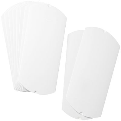 Shimojima 006848601 Heiko Box Gift Box, Pillow Shape, AX-9, Silo, 7.7 x 9.4 x 2.4 inches (19.5 x 24 x 6 cm), 10 Pieces, White