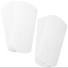 Shimojima 006848601 Heiko Box Gift Box, Pillow Shape, AX-9, Silo, 7.7 x 9.4 x 2.4 inches (19.5 x 24 x 6 cm), 10 Pieces, White view 1