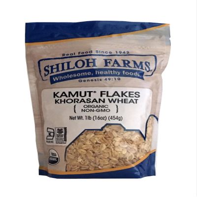 Shiloh Farms Organic Kamut Flakes - Bulk 6 Count of 16 Oz, Naturally Sweet and Buttery, Certified Organic, Perfect for Gourmet Dishes