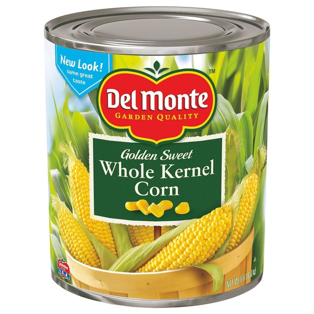 DEL MONTE Golden Sweet Whole Kernel Corn, Canned Vegetables