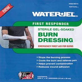 0416-28 Dressing Water-Jel Wound Sterile Burn 4X16" Non-Woven Ea by Waterjel Technologies