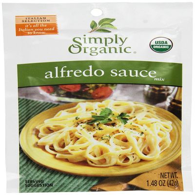 Simply Organic Alfredo Seasoning Mix - Case of 12-1.48 oz.