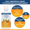 Passion 4 Life Mega Liquid Multivitamins, Trace Minerals, Amino Acids, Turmeric for Adults, Men, Women, Teens, Kids, Non-GMO, No Soy, No Dairy view 2