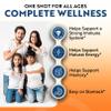 Passion 4 Life Mega Liquid Multivitamins, Trace Minerals, Amino Acids, Turmeric for Adults, Men, Women, Teens, Kids, Non-GMO, No Soy, No Dairy view 3