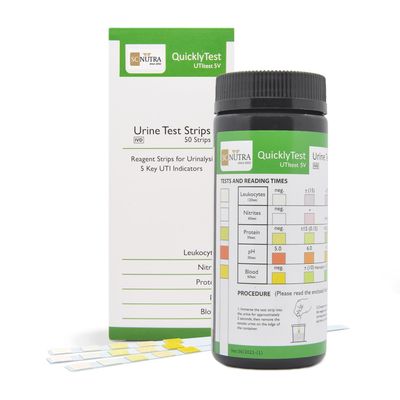 Urine Test Strips - Quick Testing and Monitoring for UTIs, Cystitis, pH and Bladder Health. SC Nutra (Sweet Cures)