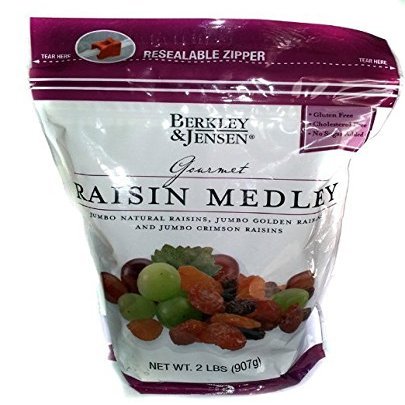 berkley and jensen gourmet raisin medley, 2 lb