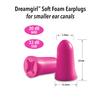 Mack's Dreamgirl Soft Foam Earplugs, 50 Pair, Pink - 30dB NRR, 33dB SNR - Small Ear Plugs for Sleeping, Snoring, Studying, Loud Events, Traveling & Concerts view 2