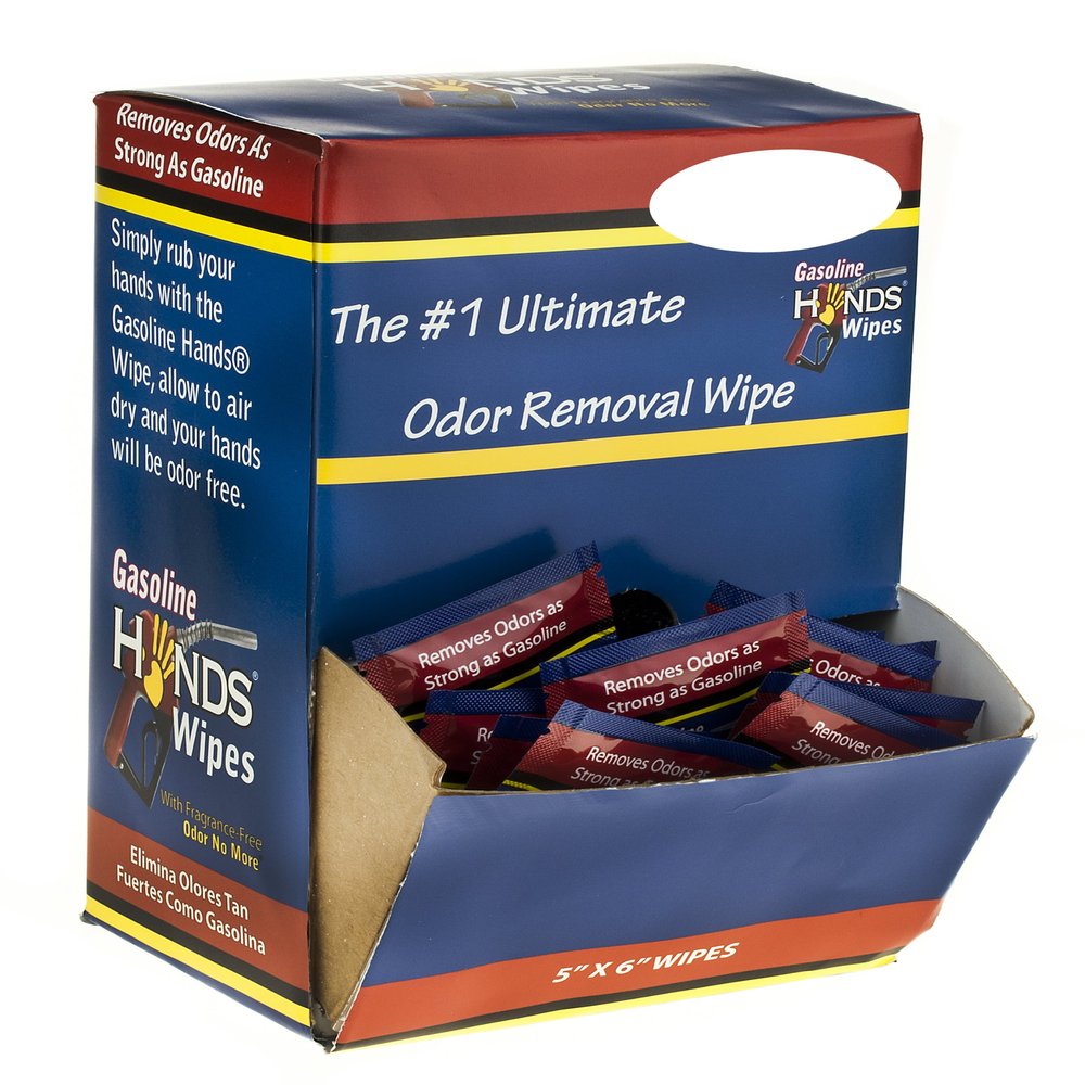 Motorad GH104 Gas Hand Wipes Display, (Pack of 100)