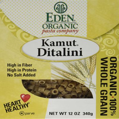 Eden Foods Organic Pasta Company Kamut Ditalini - 12 oz