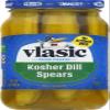 Vlasic Kosher Dill Spear Pickles 16 oz view 2