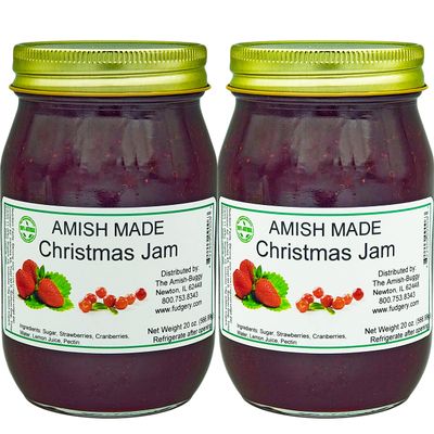 Amish Jam - Two 18 Oz Jars (Christmas Jam (2-18 oz. Jars))